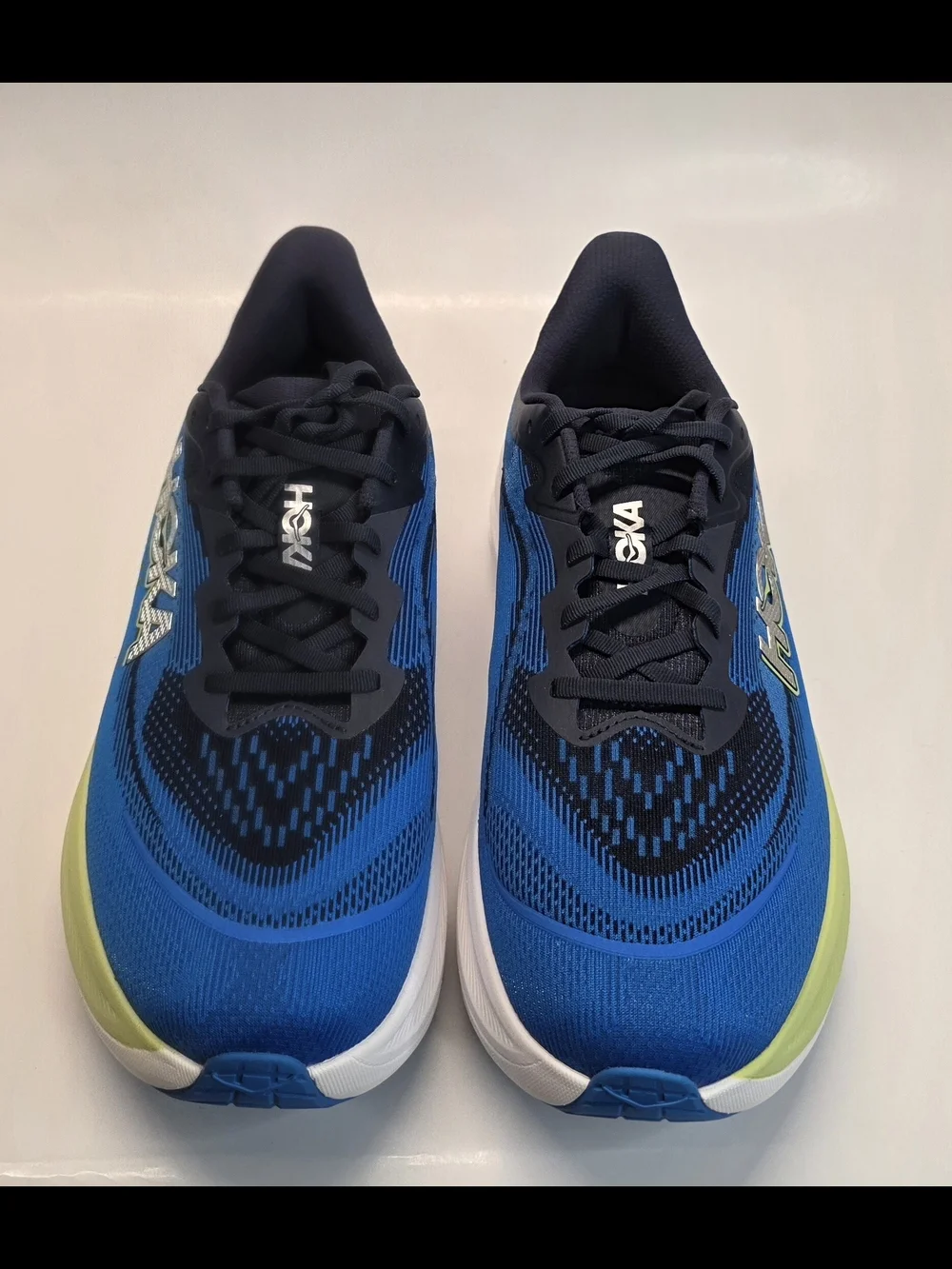 New Hoka One One Skyflow Blue-Green Running Shoes Men's Size 11.5 EE